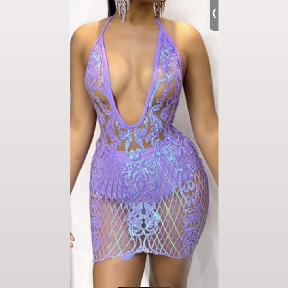 DRESS . From dach boutique . ONLY WORN FOR A NIGHT OUT COUPLE HOURS CUSTOM MADE